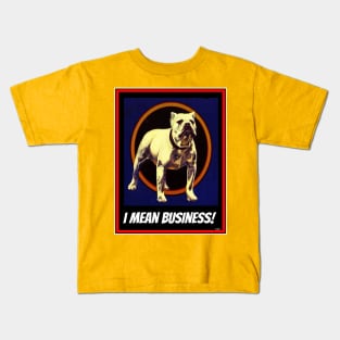 BULLDOG BUSINESS Kids T-Shirt